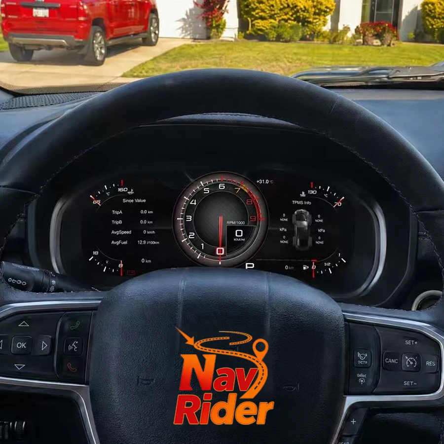

For Ford Mustang 2014-2018 12.3inch Dashboard Cluster Digital LCD Instrument Panel Cockpit Speedometer Carplay Car Multimedia