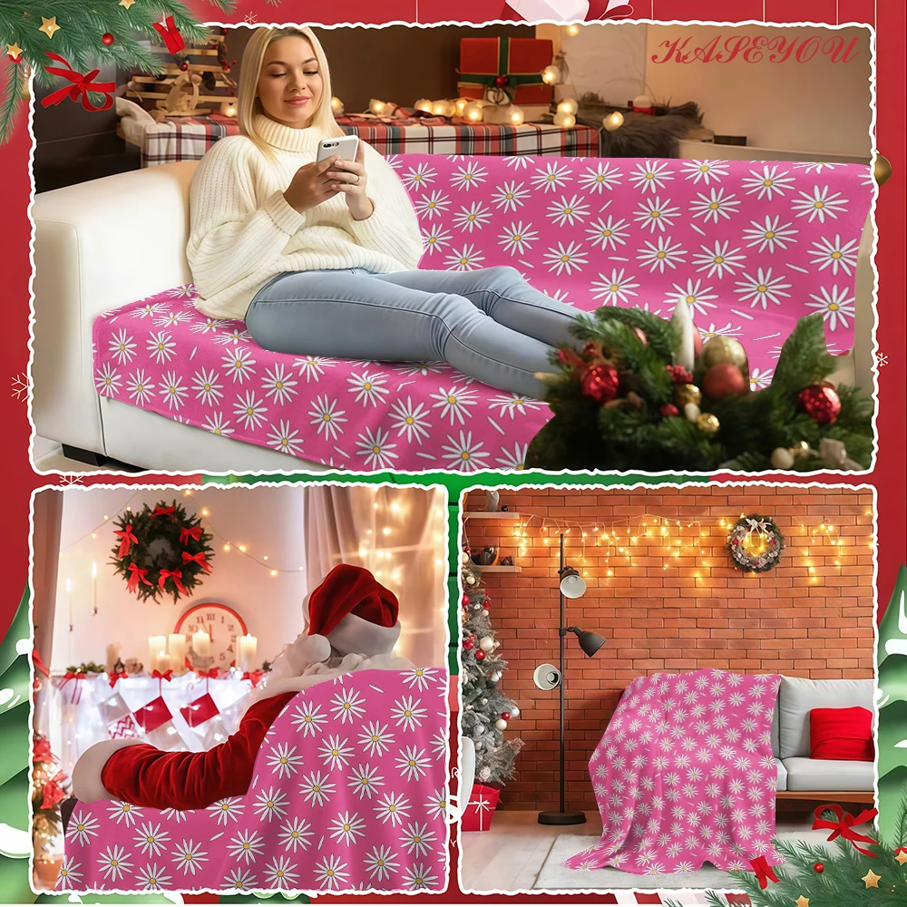 Cottage Core Art Thick Premium Plush Smooth Lightweight Blanket Perfect for Fall Winter Holiday Season Home Decor