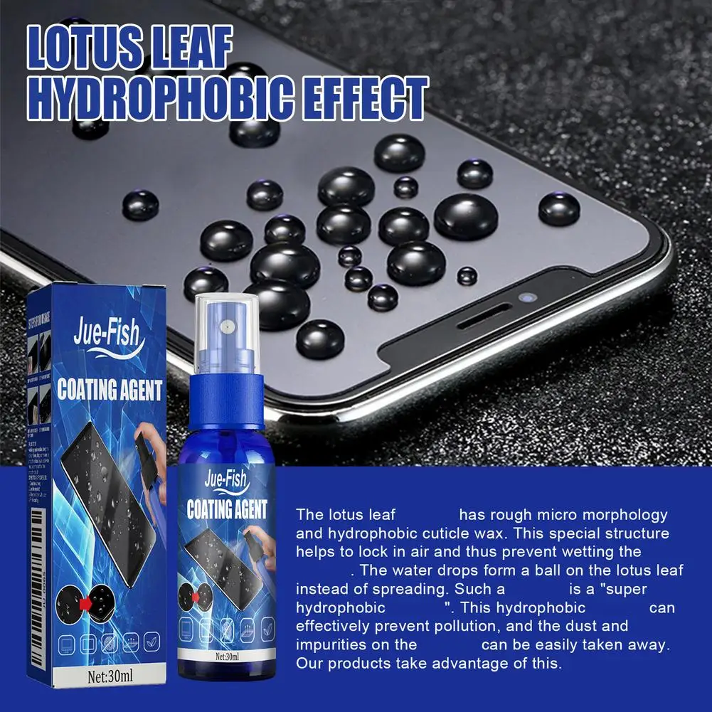 

Очиститель экрана мобильного телефона, устойчивый к царапинам, стекло, гидрофобное маслофобное покрытие, решение