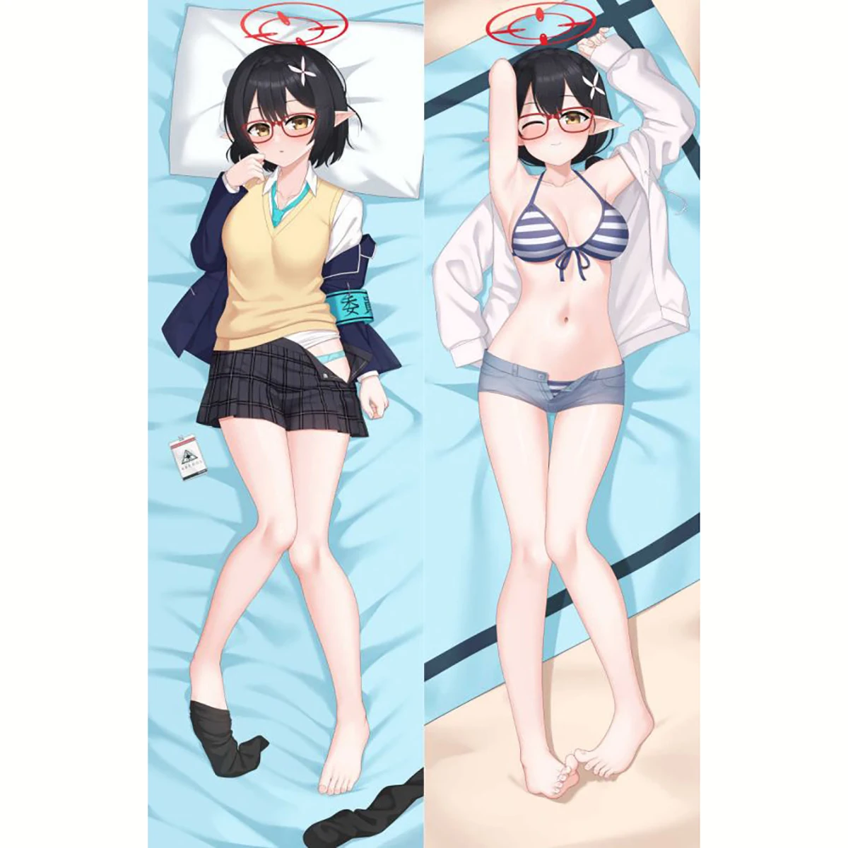 

Blue Archive Shimoe Koharu Hugging Body Pillowcase Anime Cosplay Dakimakura Pillows Case Otaku Cushion Cover