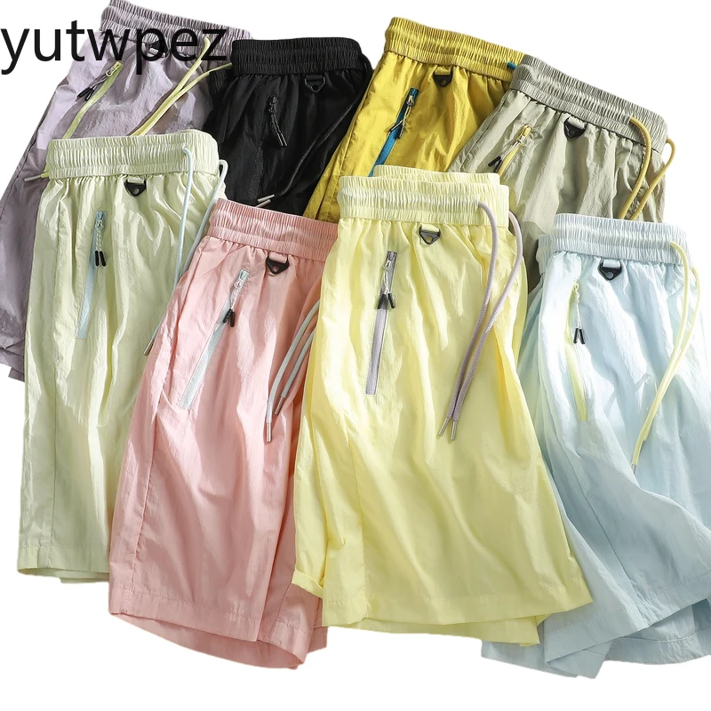 

Lightweight UV Protection Quick-Dry Shorts UPF50+ Summer Drawstring Men Casual Jogger Casual Classic Workout Gym Running Sports