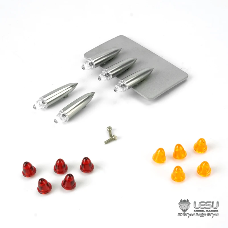 Roof LED spotlights 1/14 King Tractor LESU American truck headlights Tamiya tractorGW-K005-A