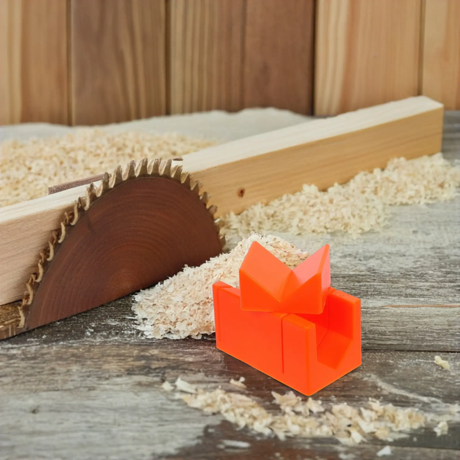 Precision Wood Cutting Clamp Adjustable Guide Tool for Miter Saw Woodworking DIY and Electric Circular Saw Positioning