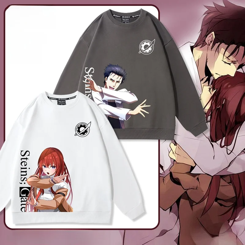 

Толстовка для пары в стиле аниме Fate Stay Night, с круглым вырезом, из хлопка и полиэстера, на весну, осень и зиму, повседневная, свободного кроя