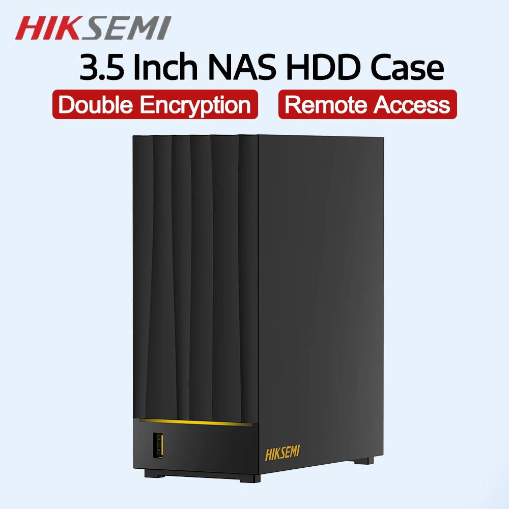 HIKSEMI 3.5 Inch SATA SSD Enclosure NAS Network HDD Storage Case HD External Box USB Hard Disk Drive House Personal Cloud Serve