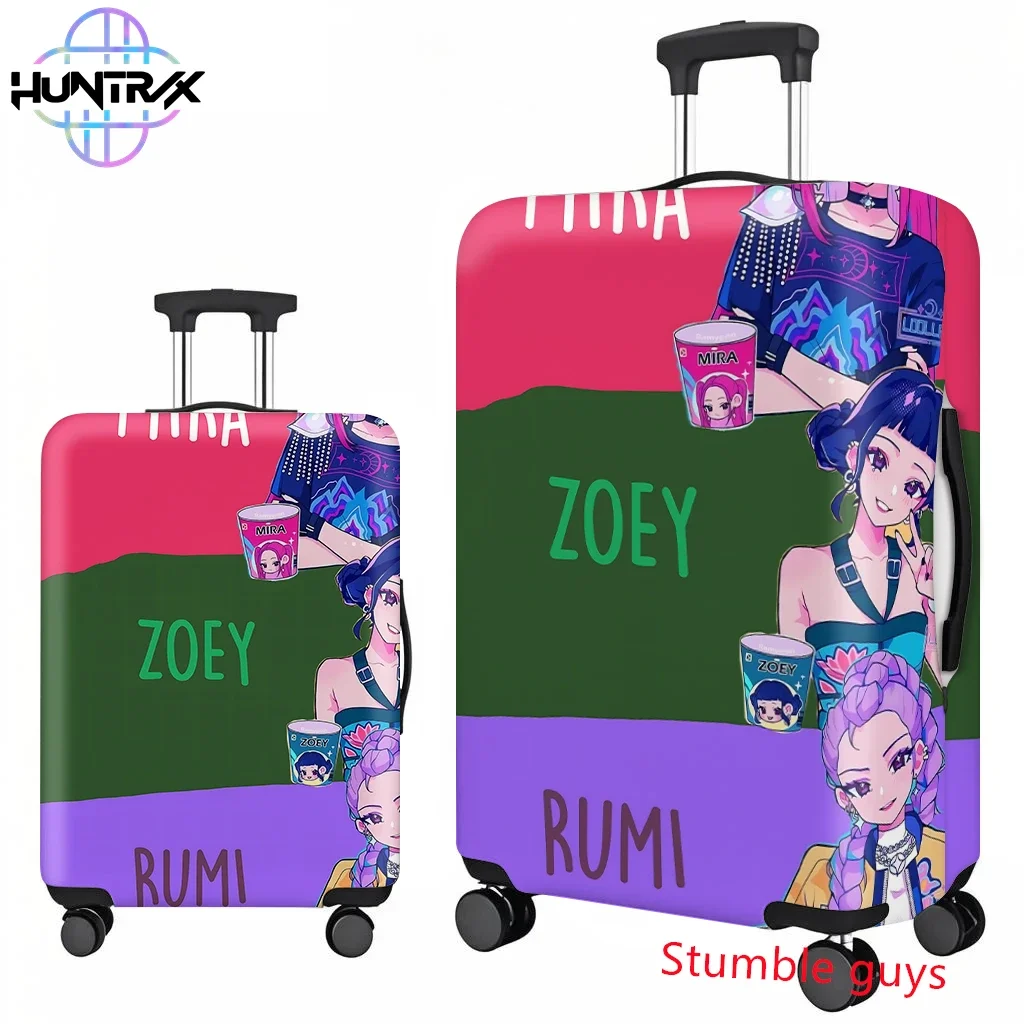 

Demon Hunters Kpop Travel Luggage Cover Fits 18-32 Inch Suitcases Protector For Anime Fans