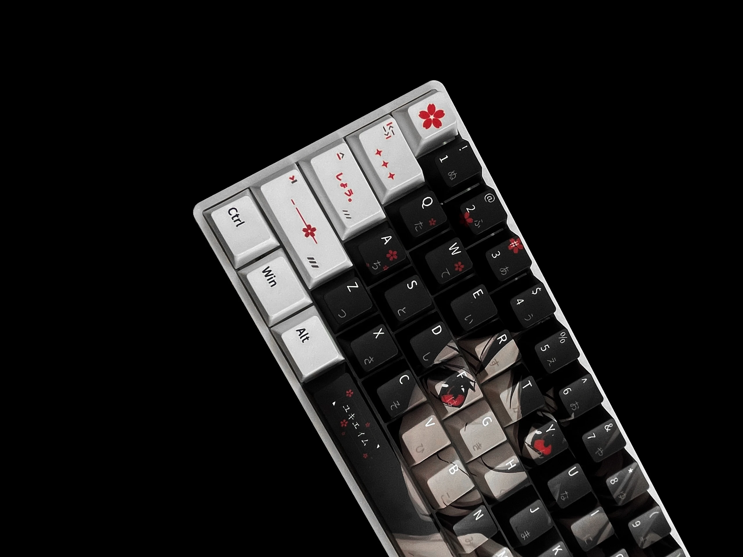 Opaque Yuki Aim Keycaps Anime PBT Keycap Chreey Keycaps Japan Key