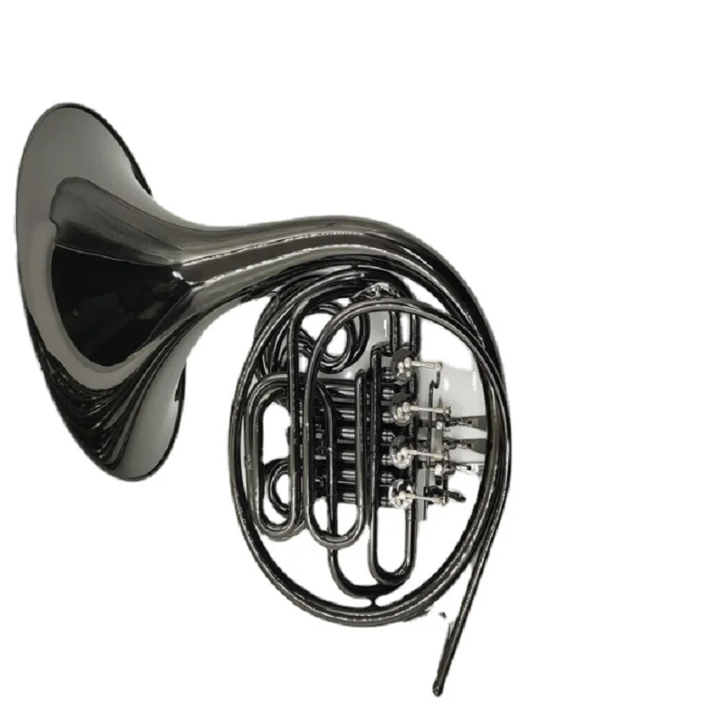 

Double Row One Horn B Flat to F French Horn, Plated with Black Nickel