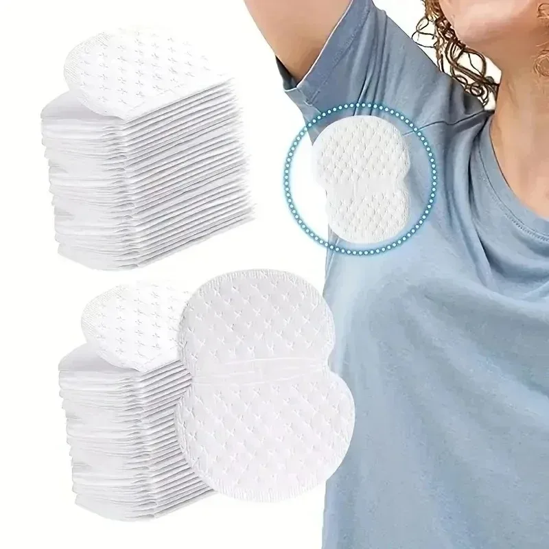 10/200pcs Invisible Underarm Sweat Absorbent Stickers Sweat Perspiration Deodorant Shield Pad Dress Clothing Care Antiperspirant