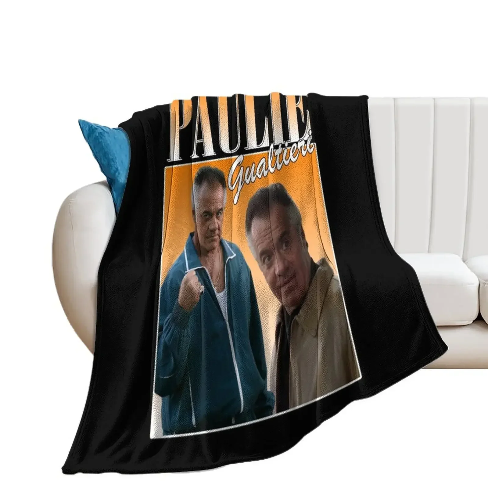 Paulie Gualtieri Walnuts Gualtieri Retro Sopranos Active Throw Blanket heavy to sleep Kid'S Blankets