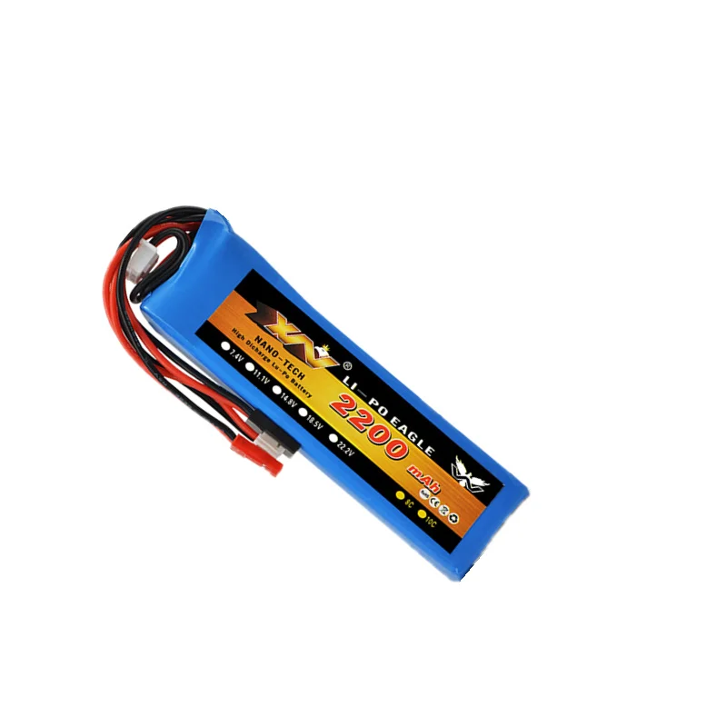 2S 7.4V 2200mah 8C Lipo Battery For Futaba T6J T8FG 12FG Transmitter Accessories Radio Remote Control Rechaargeable 7.4V Battery