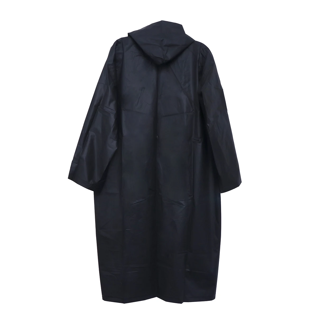

Eco-Friendly EVA Raincoat Lightweight Durable Waterproof Travel Rainwear Hooded Ponchos Plastic Cover Semitransparent One Size