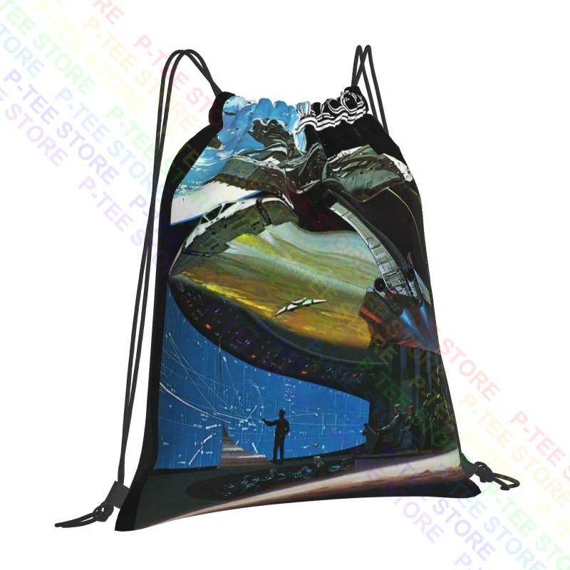 Battlestar Galactica Concept Art Drawstring Bags Gym Bag Print Swimming 3d Printing Riding Backpack