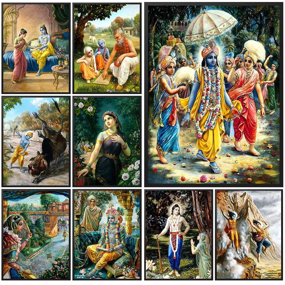 Hinduism Shiva Posters Religion God Poster Wall Pictures For Church Room Decor Wall Art Canvas Painting Unframed