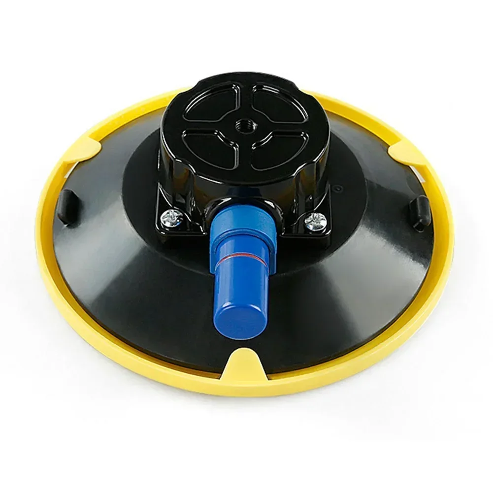 1 Pcs Suction Cup Glass Hand Tools Metal Aluminum Black Yellow Boats Countertops Vacuum Suction Cups Brand New