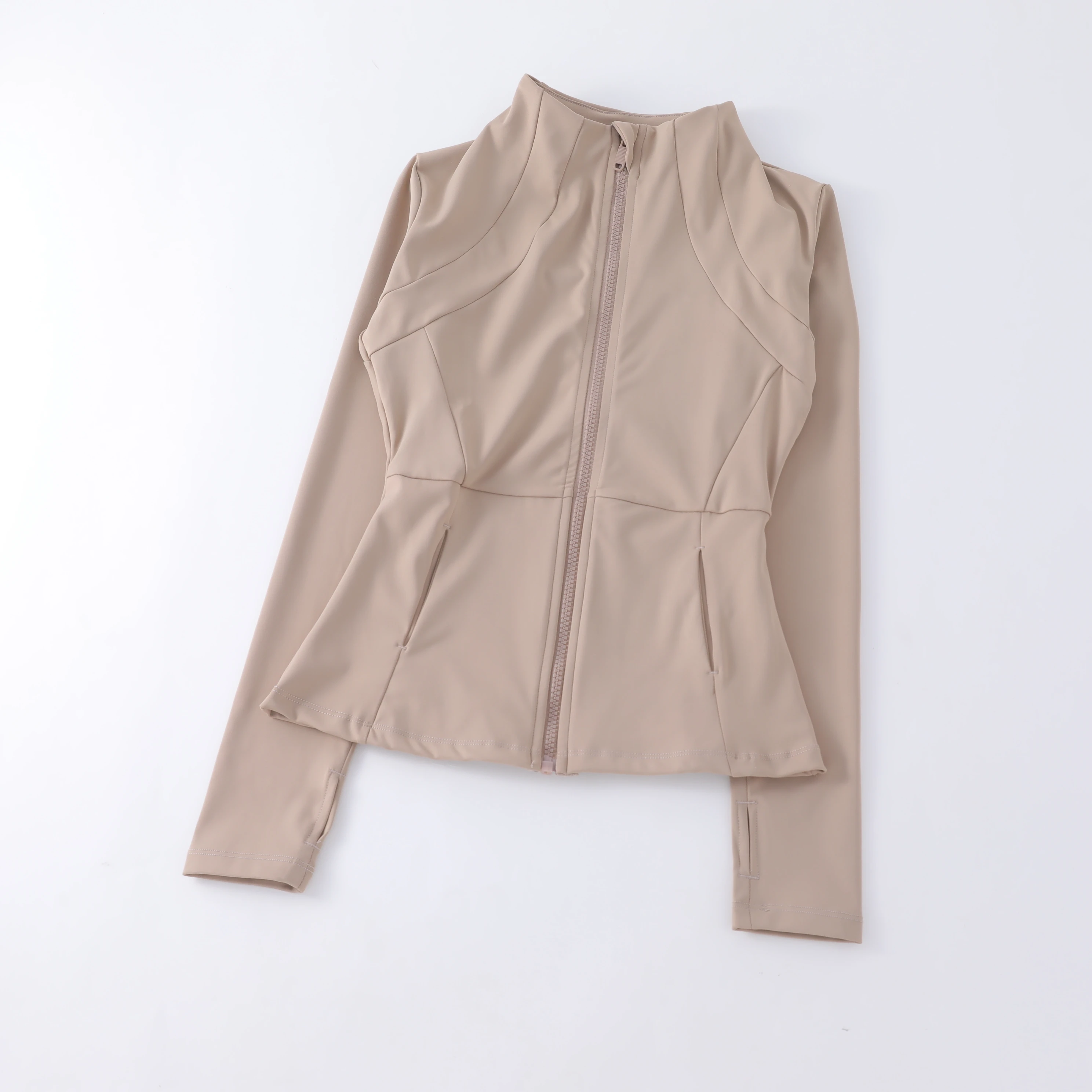 Women's Yoga Windbreaker Long Sleeve Running Sweatshirt Sports Jackets Workout Activewear Tops