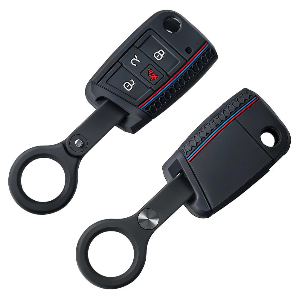 Nueva funda de silicona para llave de coche Volkswagen Golf GTI Alltrack Golf R Sportswagen Polo Skoda Tiguan Atlas e-Golf Jetta