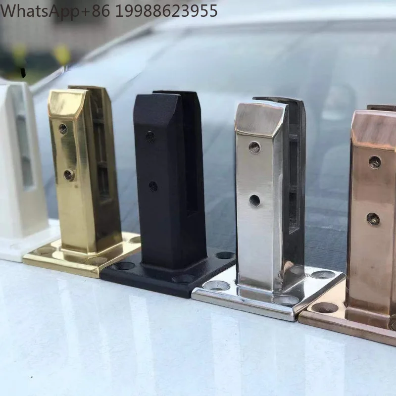 304 stainless steel Column Stairs Pool Glass Spigots balustrade clamps glass fixing clip