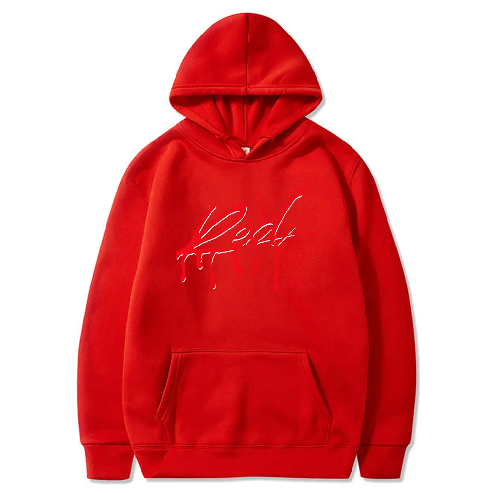 Playboi Carti Muziek Album Whole Lotta Rood Print Hoodies 90S Vintage Rapper Hip Hop Hooded Sweatshirts Casual Trui Unisex