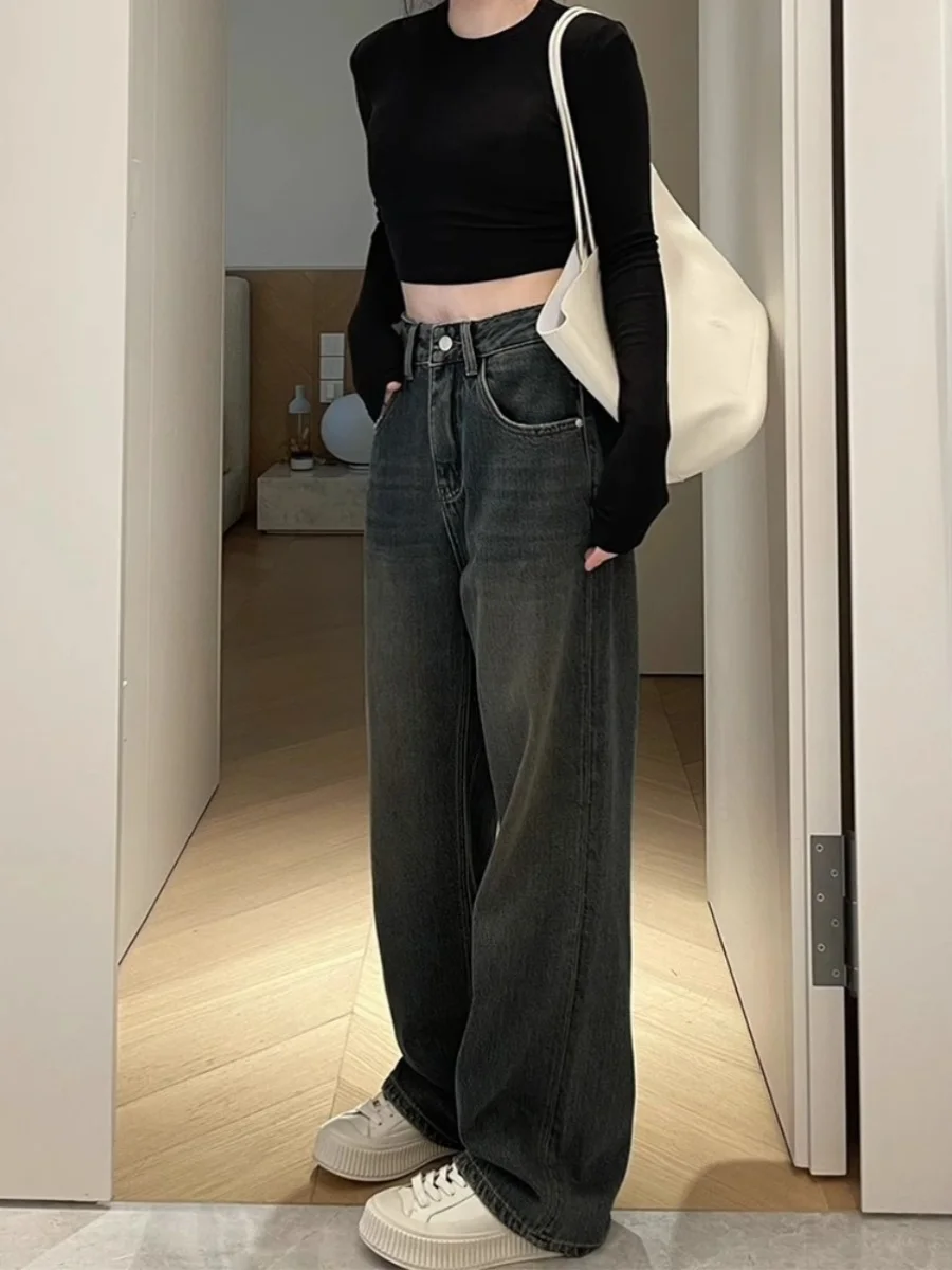 Wide Leg Pants Y2K Leather Womens Summer Flowy Spandex Cute Drawstrings Soft Quick-Drying Lightweight Kawaii Airy Adjustable Ins