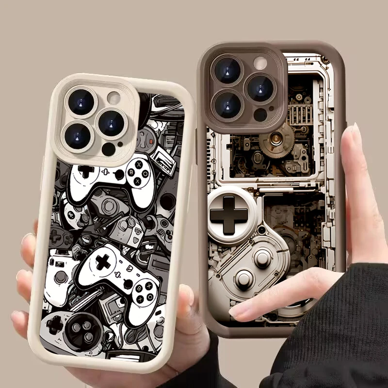 

Game Controller Graphic Silicone Phone Case For Xiaomi Poco X6 X5 X3 F5 F6 M6 Pro 4G Mi 11 Lite 5G 4G 14T 14 13T 13 12T 12 Cover