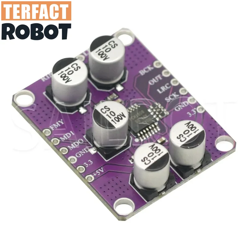 1-10PCS PCM1808 105dB SNR Audio Stereo ADC Single-Ended Analog-Input Decoder 24bit Amplifier Board Player Module - view 4
