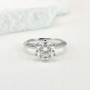 Neetim anel de moissanite de 5 quilates para mulheres, prata esterlina banhada a ouro branco, cor d, diamante, noivado, aliança de casamento, joias finas 12 principais vendas branco diamante - №11