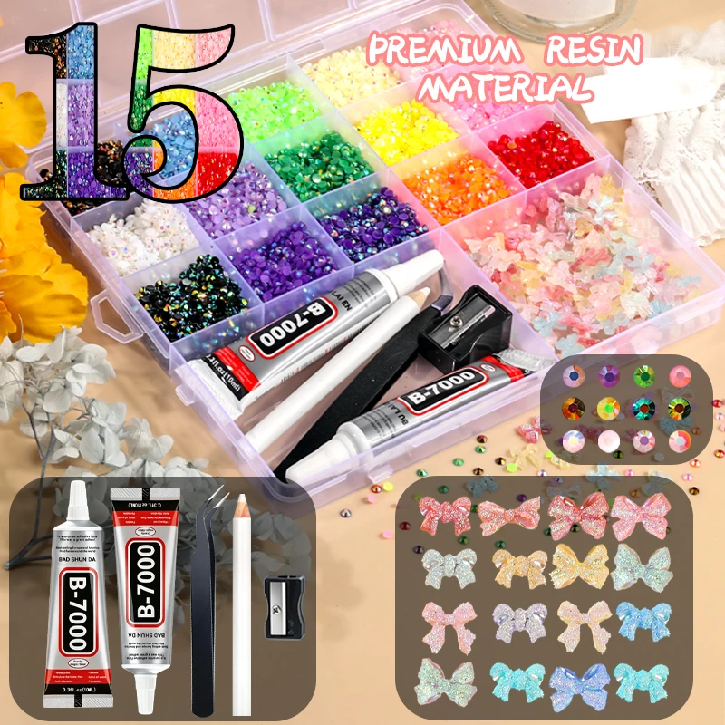 Kit de strass en verre AB 3D p - Resin Art Tool Kit avis et prix