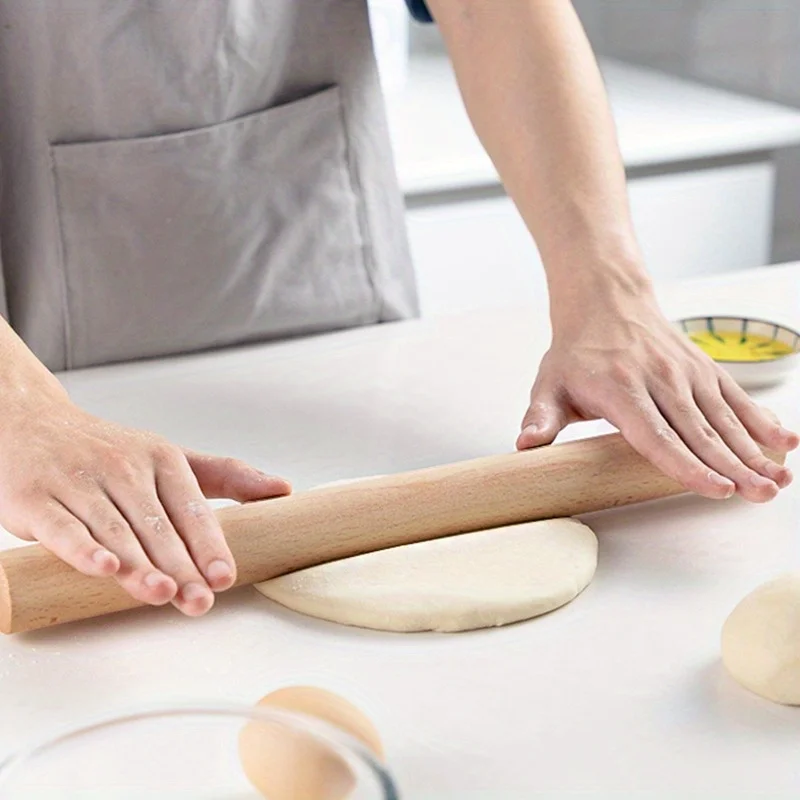 2pcs Rolling Pins Wooden Rolling Pins Rolling Pins Household Unpainted Rolling Pins Wooden Stick Baking Tools