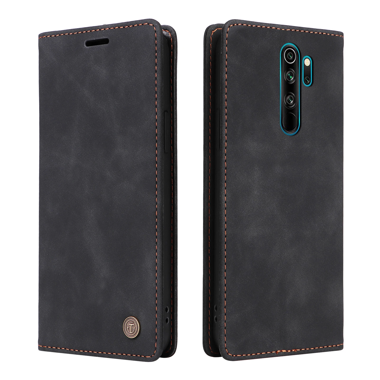 Matte Leather Flip Cover For Xiaomi Redmi Note 13 12 11 10 9 8 Pro Plus 12S 11S 10S 9S Wallet Case  Magnetic Retro