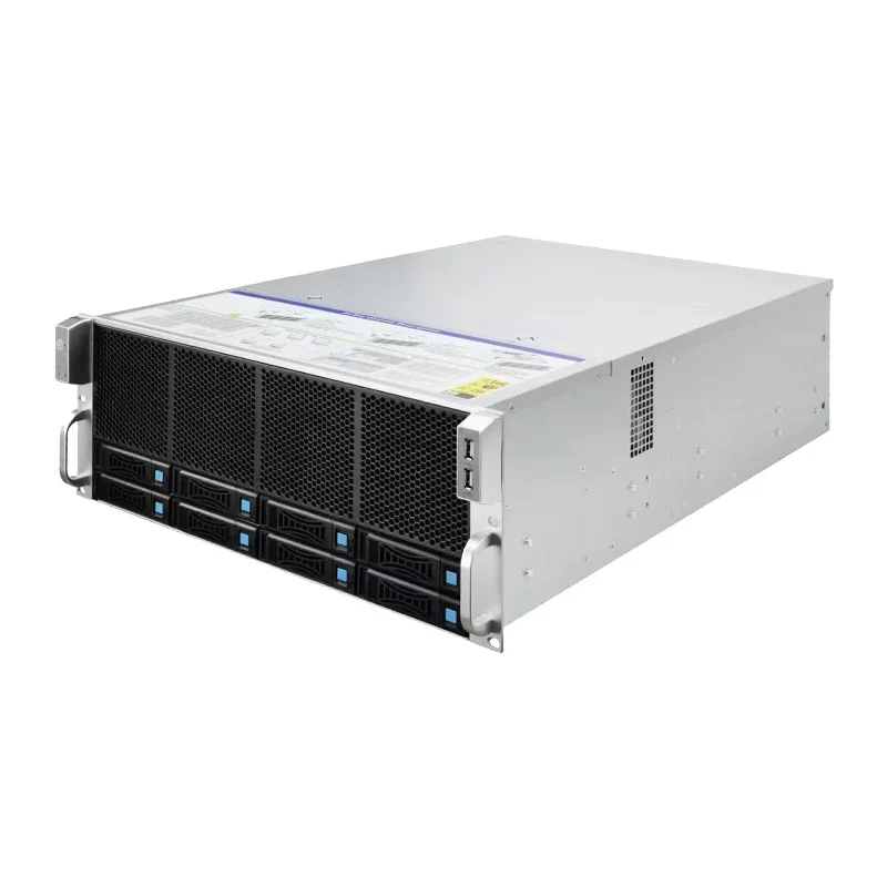 

4 Gpu Server case with Dual Cpu Motherboard Xeon E5 Portable 4U Gpu Ai Server case Computer Servers with nvidi a Gpu Cards