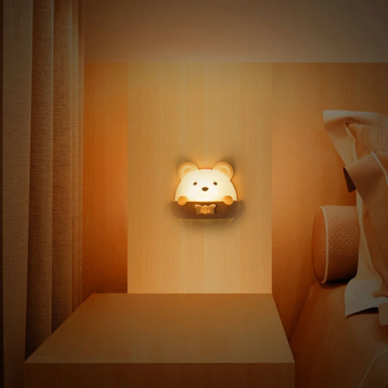 

live-Night Light Timing Table Lamp USB Rechargeable Wall Lamps with Remote Control Bedroom Bedside