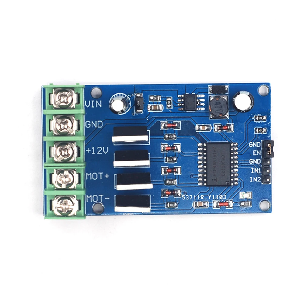 AliExpress 170W DC 5-30V 12-40V High Power H-Bridge Motor Driver Module NMOS Brake Duty Cycle for Motor 4 External NMOS Tubes Two PWM Input