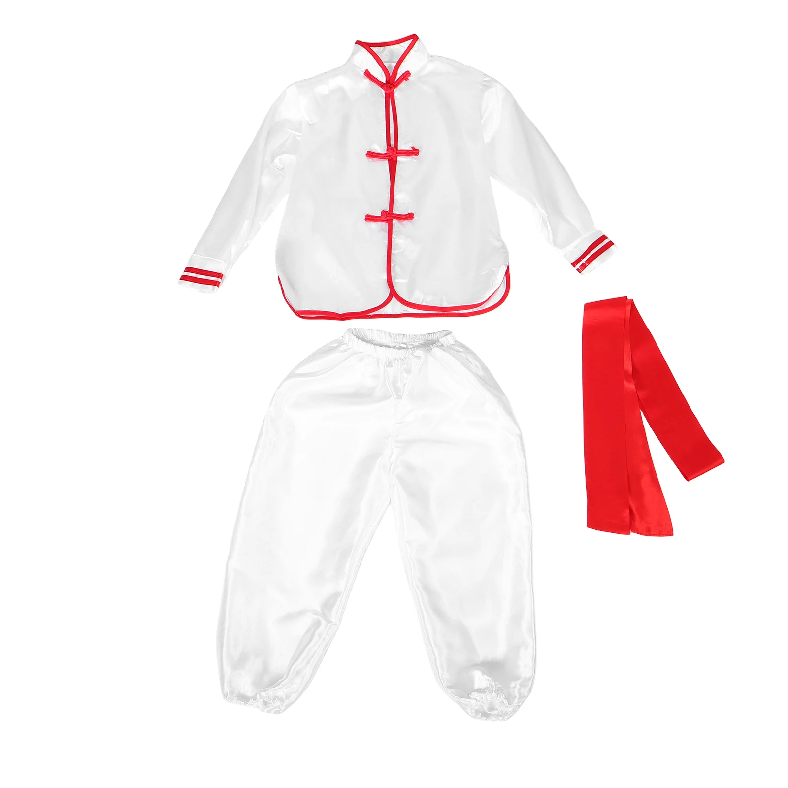 

Children Training Clothes Kung Fu Tai Kids Exercise Suit Boys Girls Karate Taekwondo Uniform Long Sleeve Performance Costumes