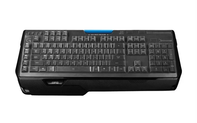 Clear Transparent Silicone Keyboard Cover Protectors Film For Logitech G910 Orion Gaming Keyboard