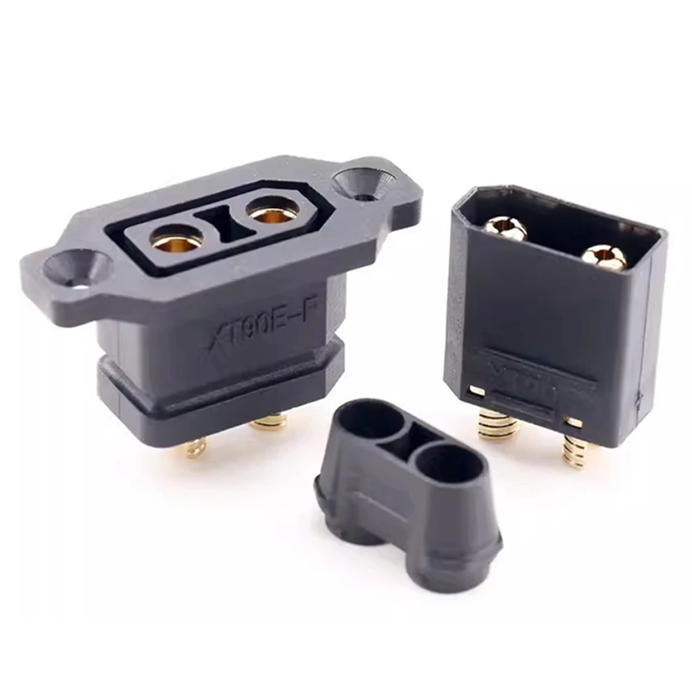 

XT90E-F Battery Connector Female-plug Gold-plated XT90-Installable Connector For Drones Model Airplanes Electric Vehicles