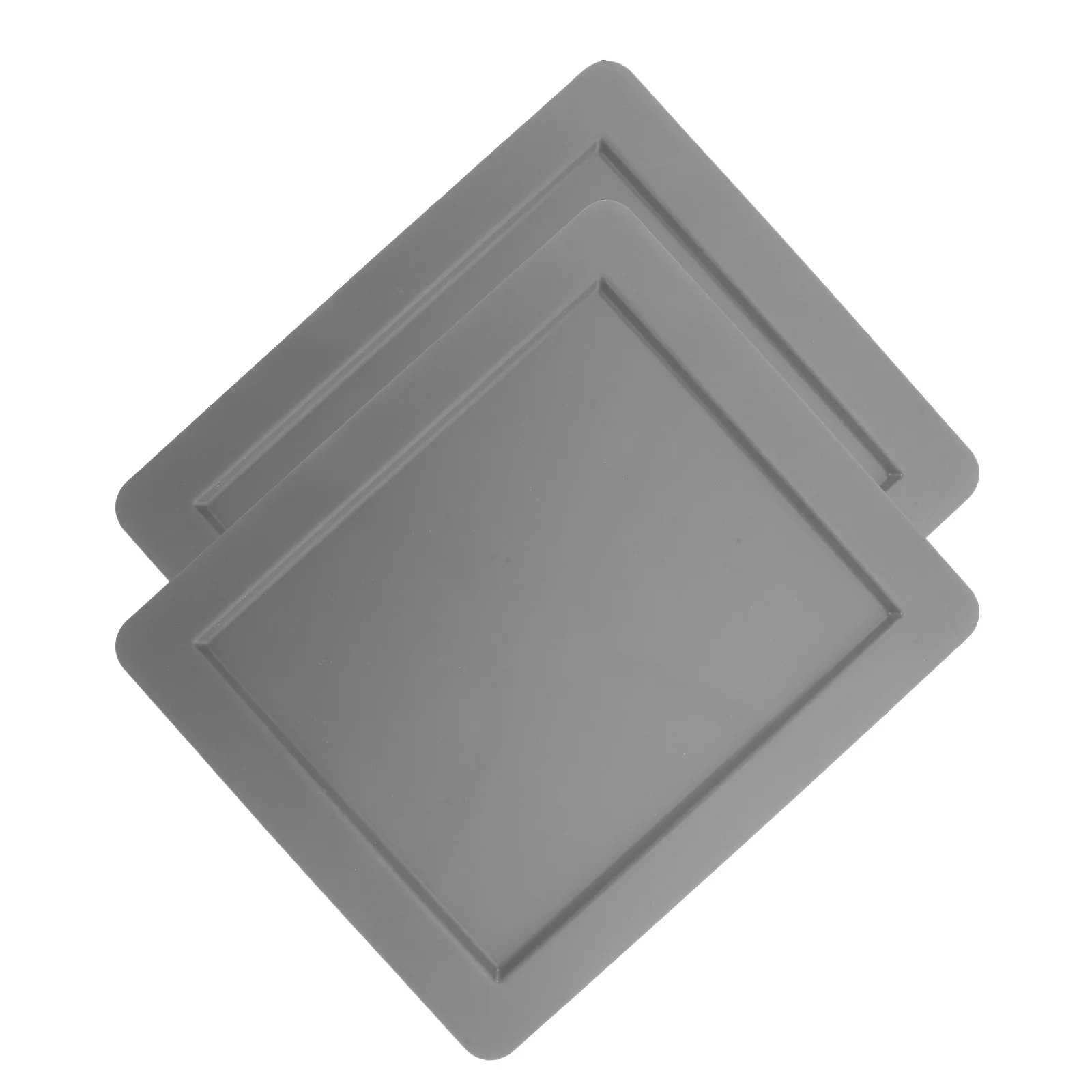

2 Pcs Kids Play Cooking Pretend Baking Tray for Grey Oven Pan Kitchen Bake Child