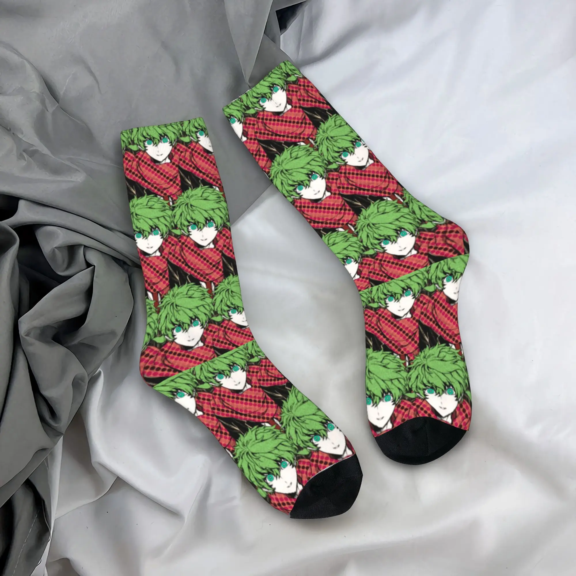 Shin Tsukimi ของคุณ Turn To Die ถุงเท้าฤดูใบไม้ร่วงถุงน่องผู้ชายเกาหลีคุณภาพถุงเท้าออกแบบสเก็ตบอร์ดถุงเท้ากันลื่น