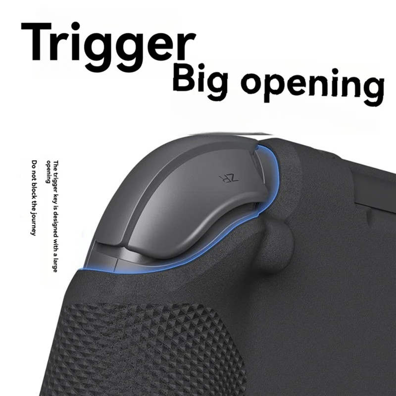 

ABKQ-For Switch2 Case Plastic Grip Protective Shell +Direction Keys+Button Caps Kit For Switch2 Grip Case Dust-Proof Cover B