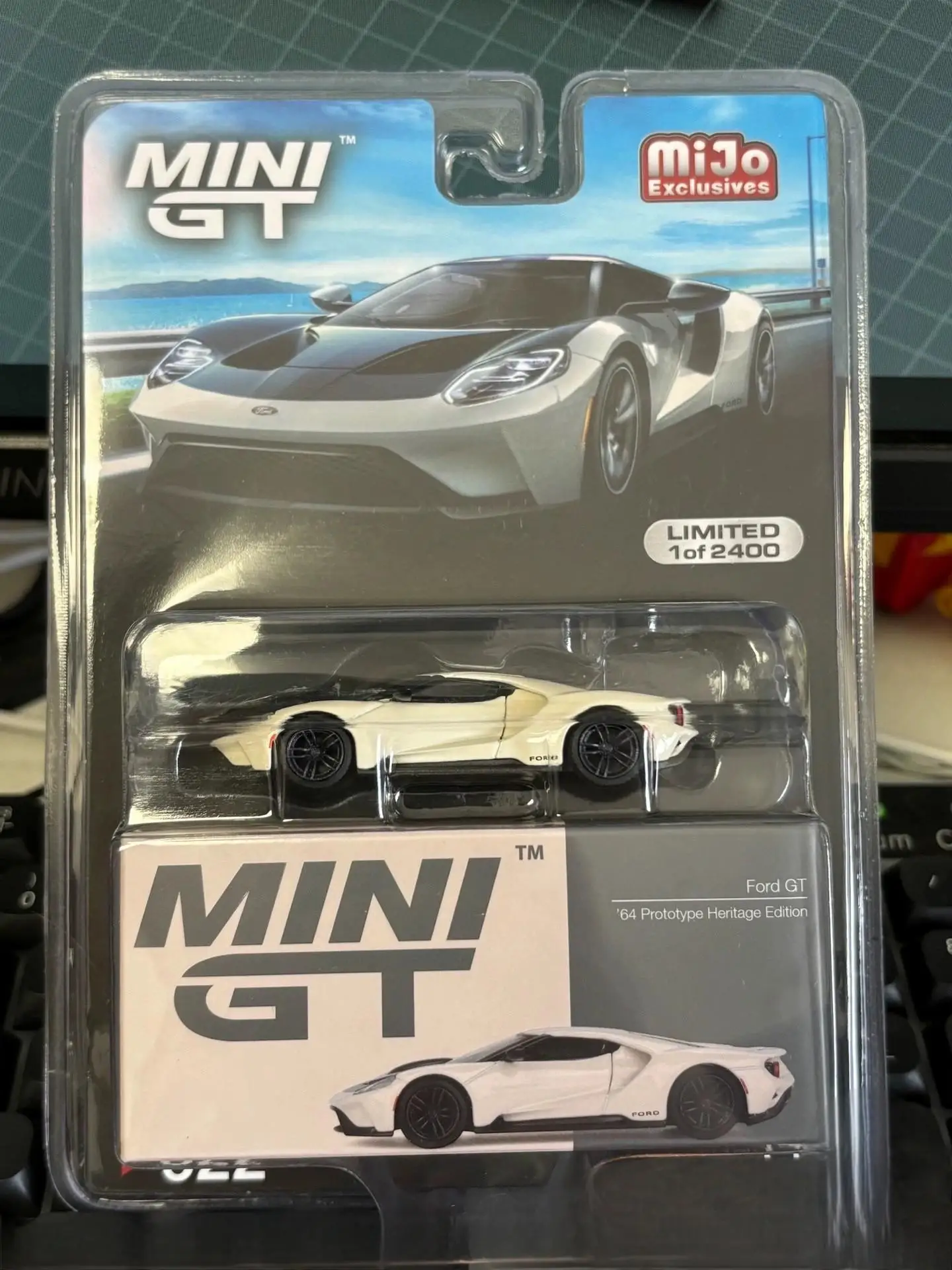 TSM-Model MINIGT 1/64  Ford GT 64 prototype heritage Edition 622 MJ Die-cast Alloy Car Model Collection Toy Gift