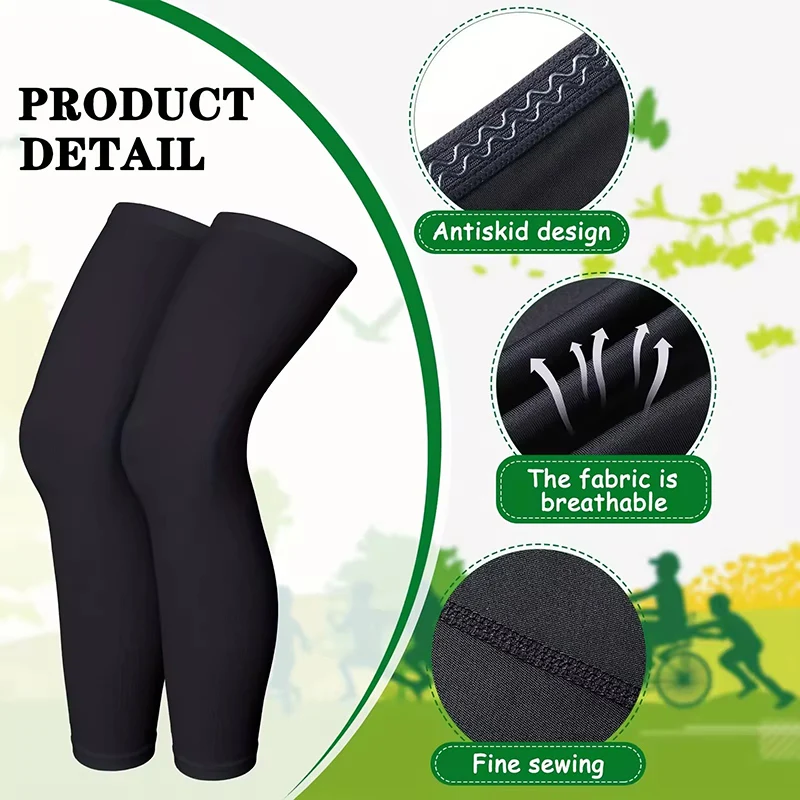 Summer Outdoor Sun Protection Cooling Leg Protection for Unisex High Elasticity Breathable Quick Drying Cycling Arm Protection