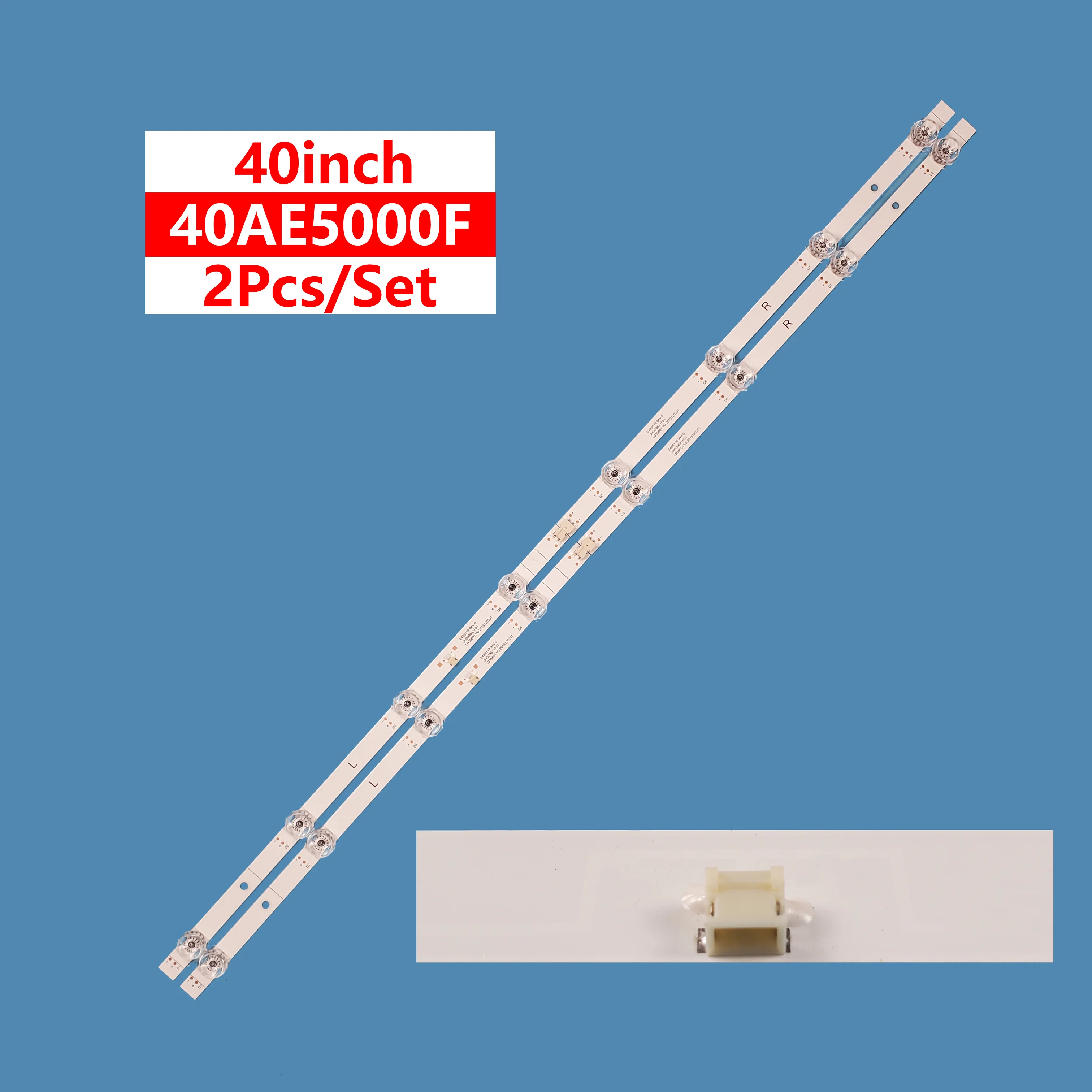 LED Backlight 8LED For 40AE5000F 40A5600FTUK LB39601 V0 JHD396X1F01-TXL1 40A5600 40AE5000 40A4H 40H4030F1 JHD396X1F01