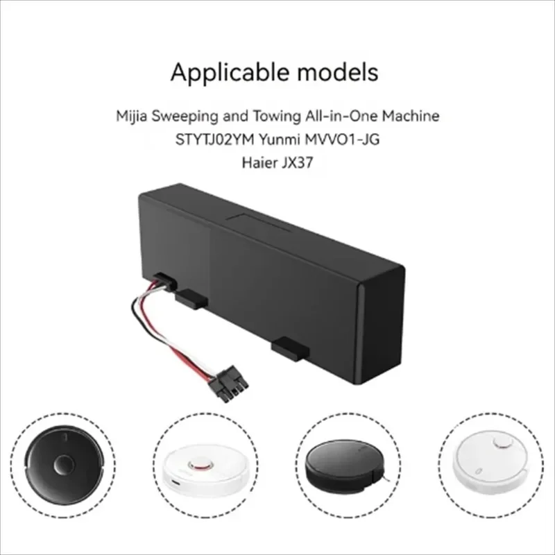 

Лучший V2 Pro, пылесос, робот-пылесос, VRVCLMB21B, оригинальная аккумуляторная батарея MVVC01-JG, 14,4 В, 6800 мАч.