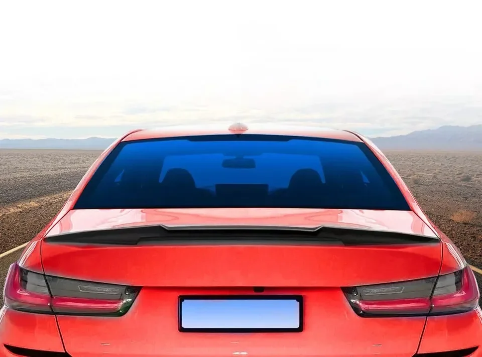 XVIP Auto M4 Stil Dachspoiler Glänzend Schwarz Flügel Für BMW 3er G20 G28 2019-2022 330i 330e Limousine ABS Entenschwanz Kofferraumspoiler – Detail 8