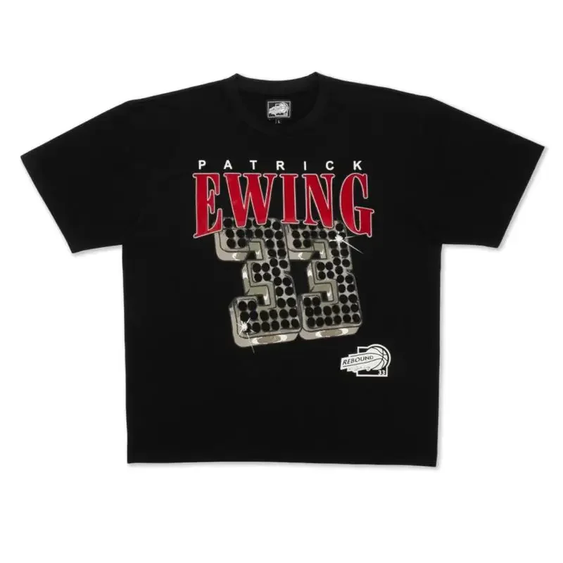 Patrick Ewing 33 Rhinestone T-Shirt (RBETIC03-001)