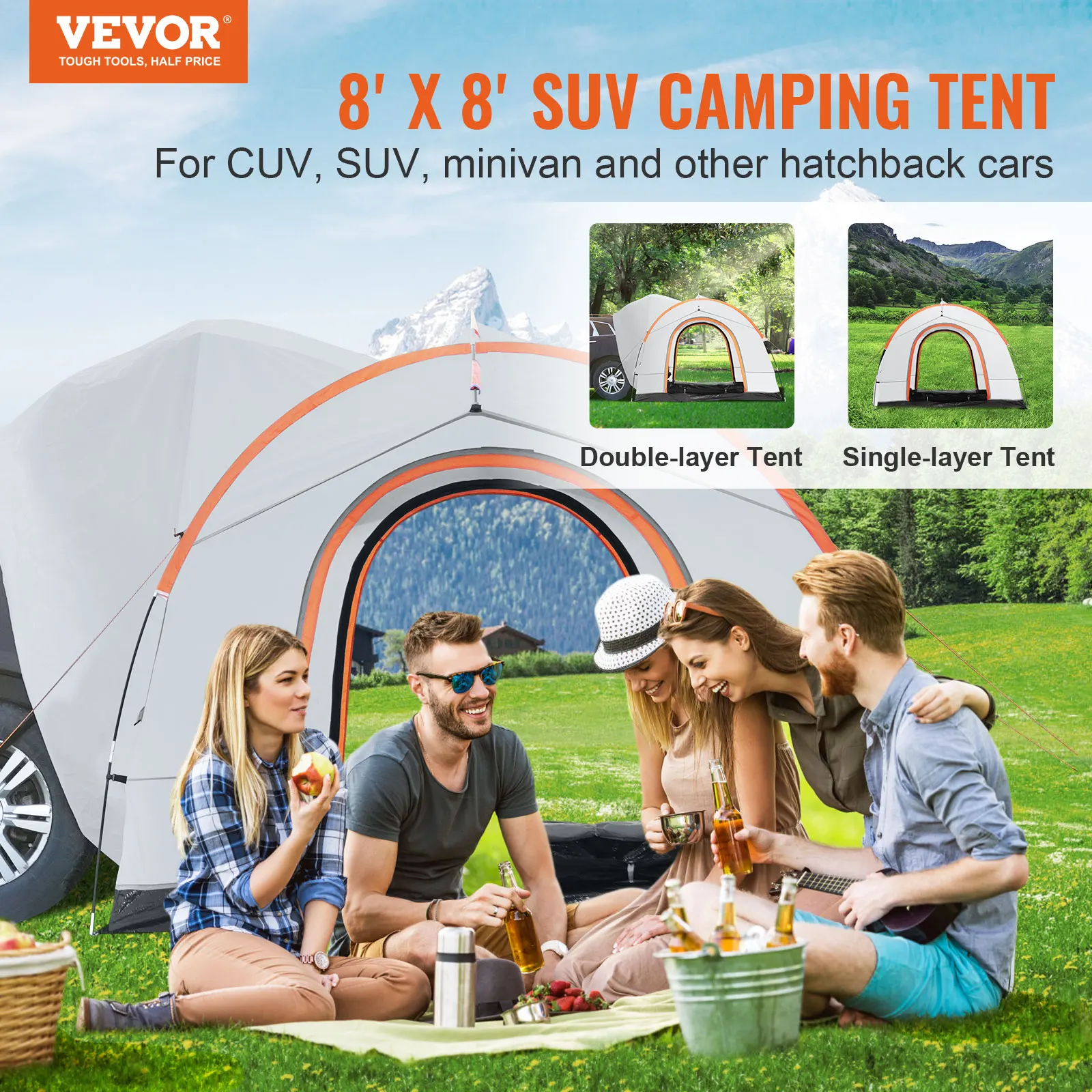 VEVOR Outdoor Camping Tent 8