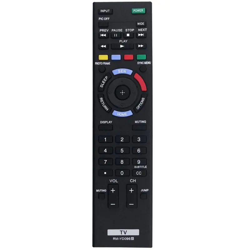 B03B-RM-YD096 Reemplazo del control remoto para televisor LCD Sony Bravia KDL-70R550A KDL-60R550A KDL-50R550A KDL-70R520A KDL-60R520A KDL-60R510A