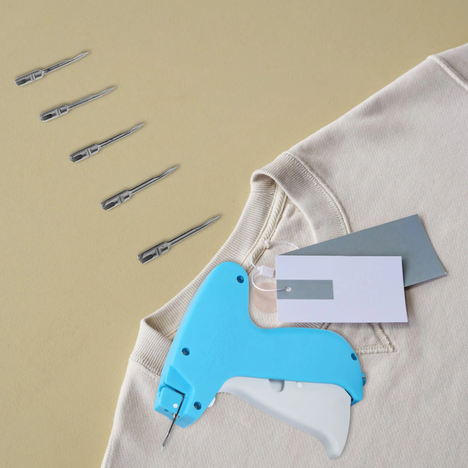 10 Pcs Tag Adhesive Needle Tagging Needles Iron for Tagger Price Replacing Clothing Labeler Pin Applicator Labels