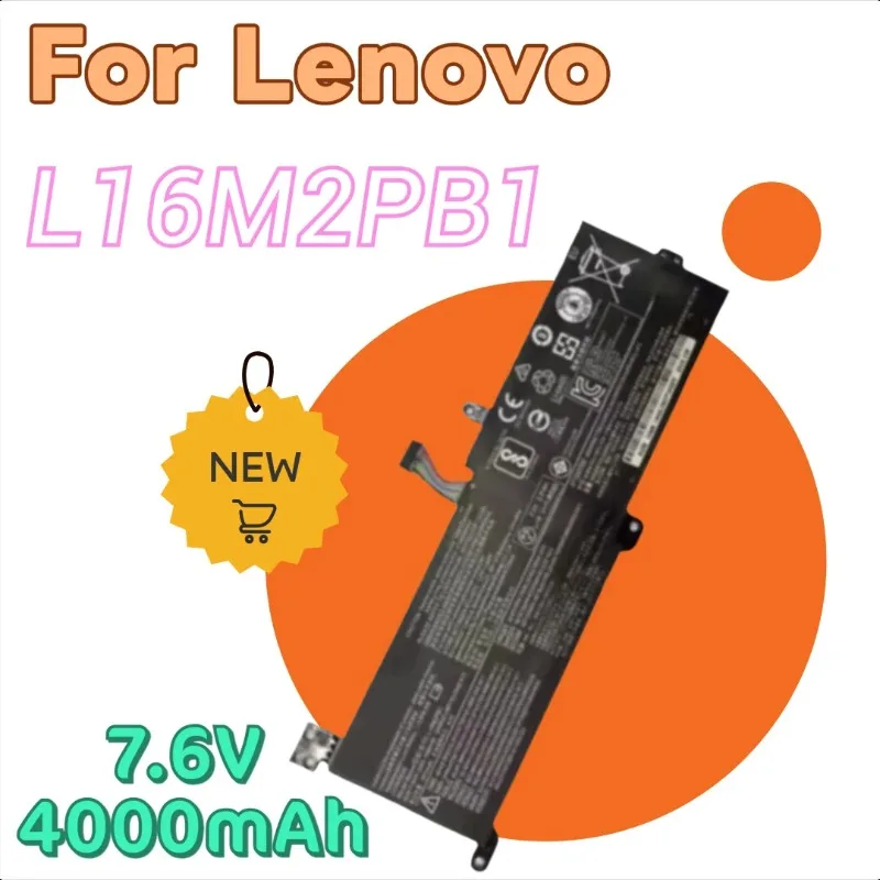 

Laptop Battery 7.6V 4000mAh 30Wh L16M2PB1 for Lenovo 320-15AST 330-15ICN L16M2PB1 L16C2PB2 L16M2PB2 Brand-New High Quality