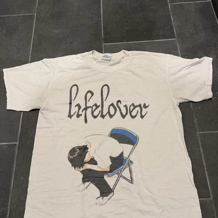 

Редкий! Футболка Lifelover Band с коротким рукавом, взрослый размер, концертная футболка с коротким рукавом для мужчин и женщин, летняя хлопковая футболка